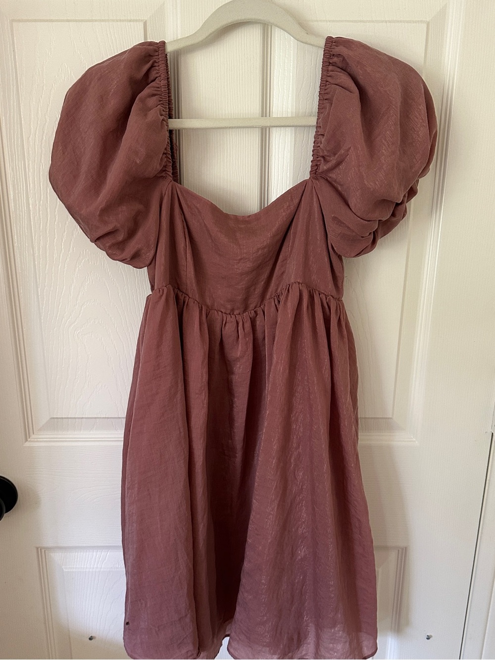 Storia Mini dress with puff sleeves